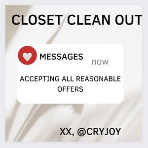 Make me an offer 💝 Everything must go!